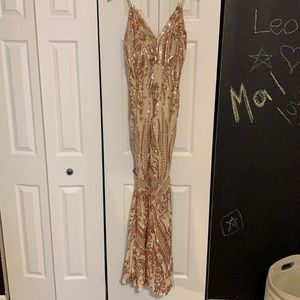Beautiful Gold Prom Dress